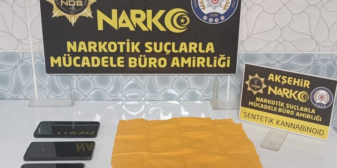 Akşehir’de Uyuşturucu Operasyonu: 1 Tutuklama