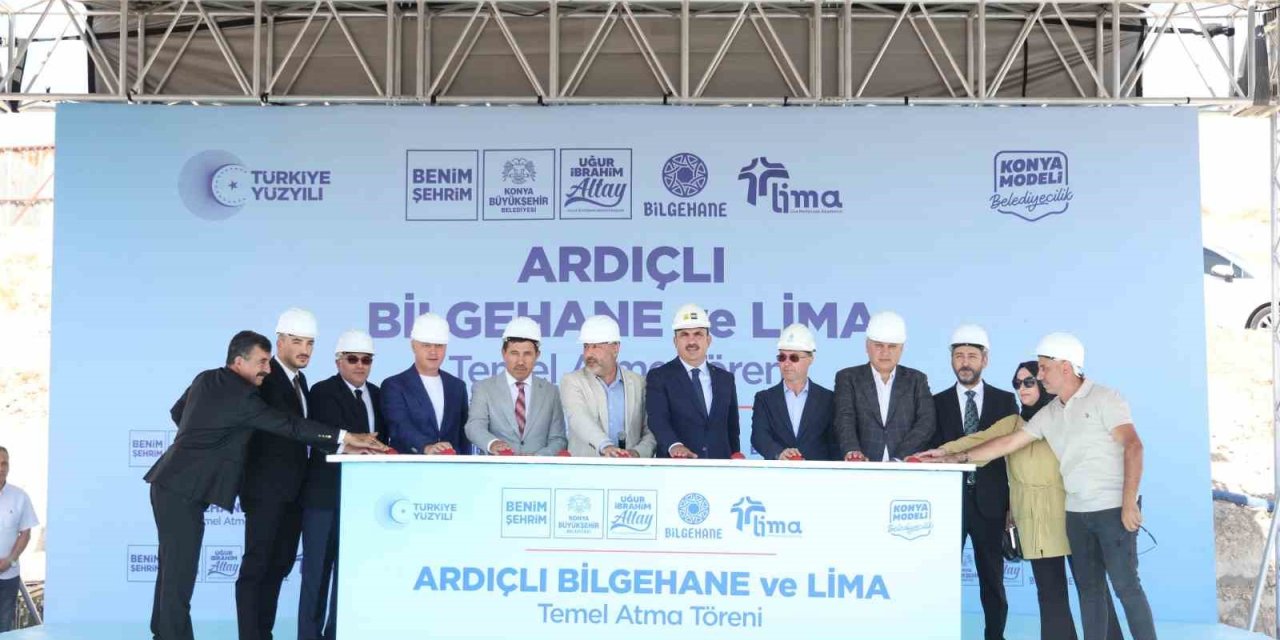 Konya Büyükşehir’in Ardıçlı Toki’ye 300 Milyon Lira Bedelle Kazandıracağı Gençlik Kampüsü’nün Temeli Atıldı
