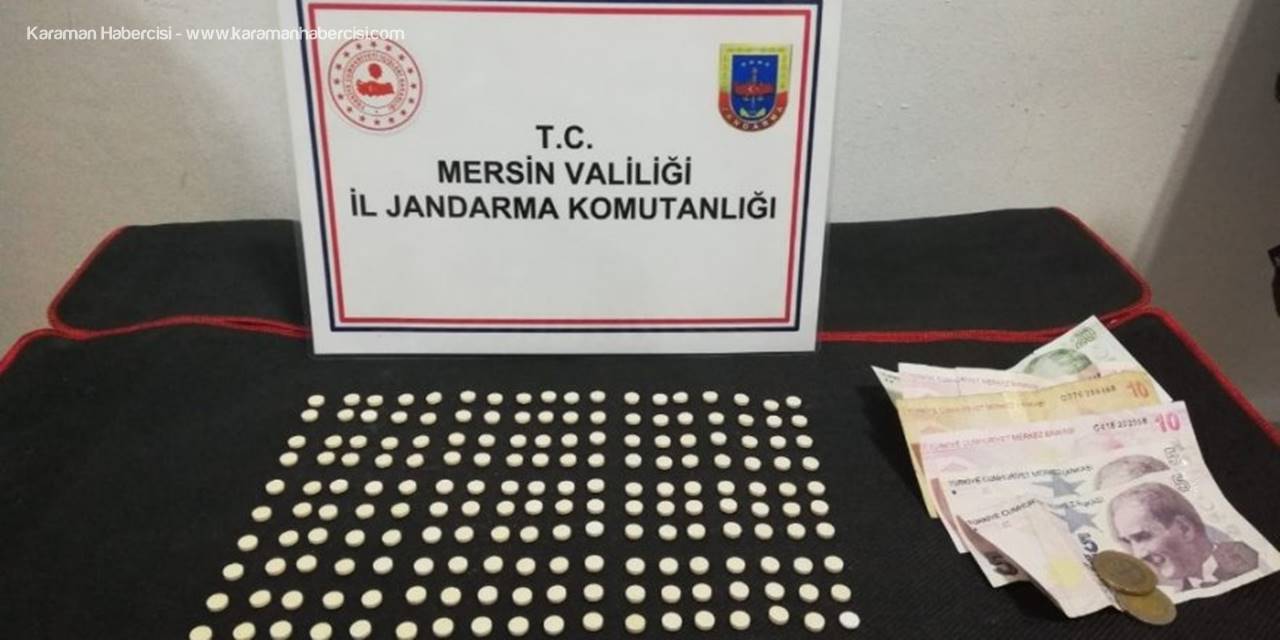 Mersin’de 200 Adet Uyuşturucu Hap Ele Geçirildi