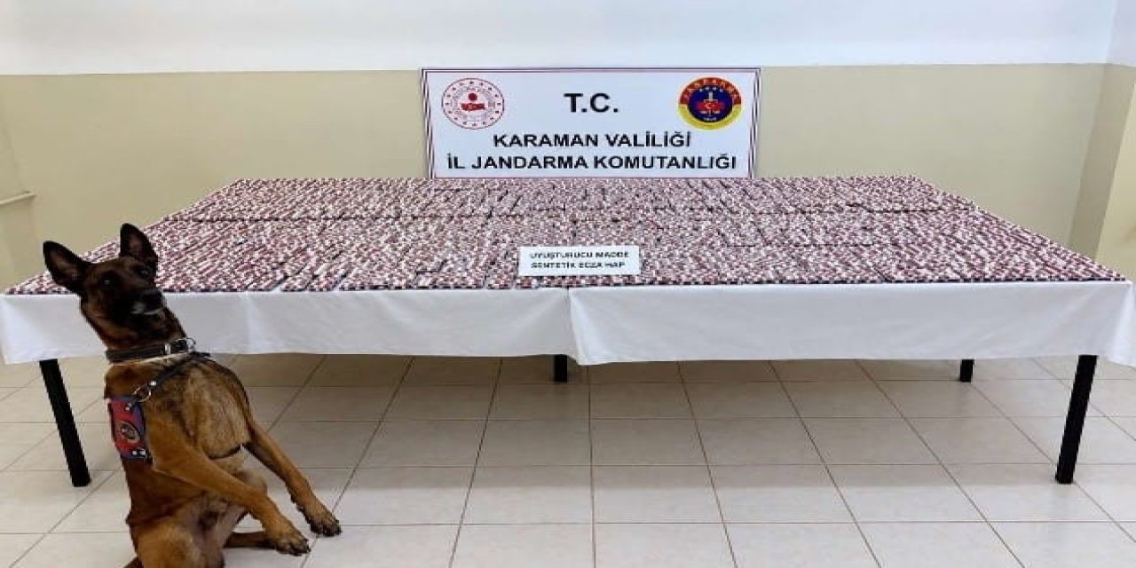 Karaman’da 20 Bin Uyuşturucu Hap Ele Geçirildi: 7 Tutuklama