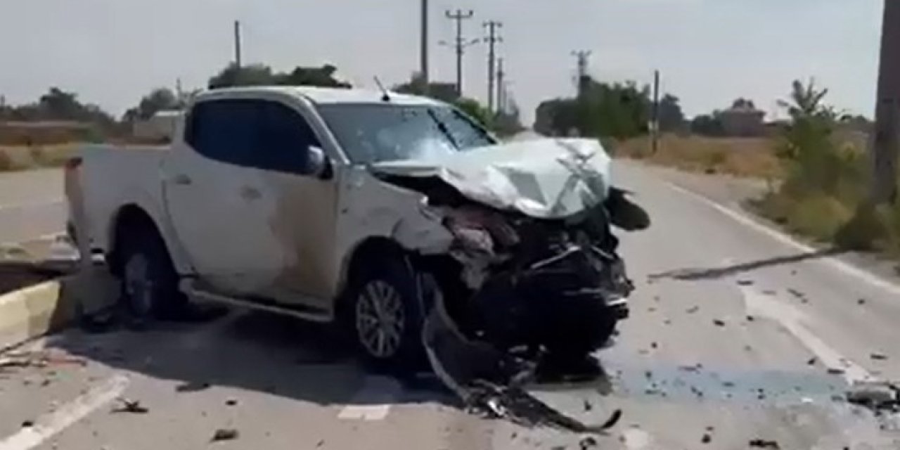 Aksaray’da Traktör İle Pikap Çarpıştı: 2 Yaralı