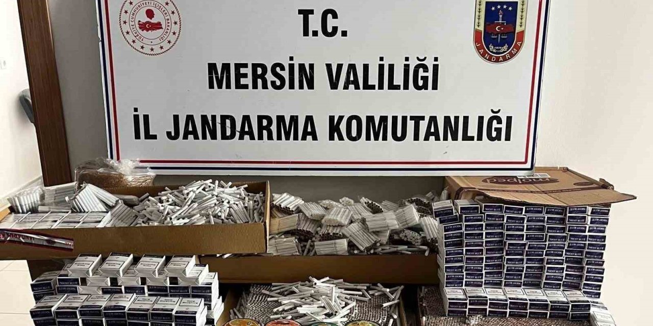 Mersin’de Sigara Kaçakçılığı Operasyonu: 32 Bin 120 Makaron Ele Geçirildi