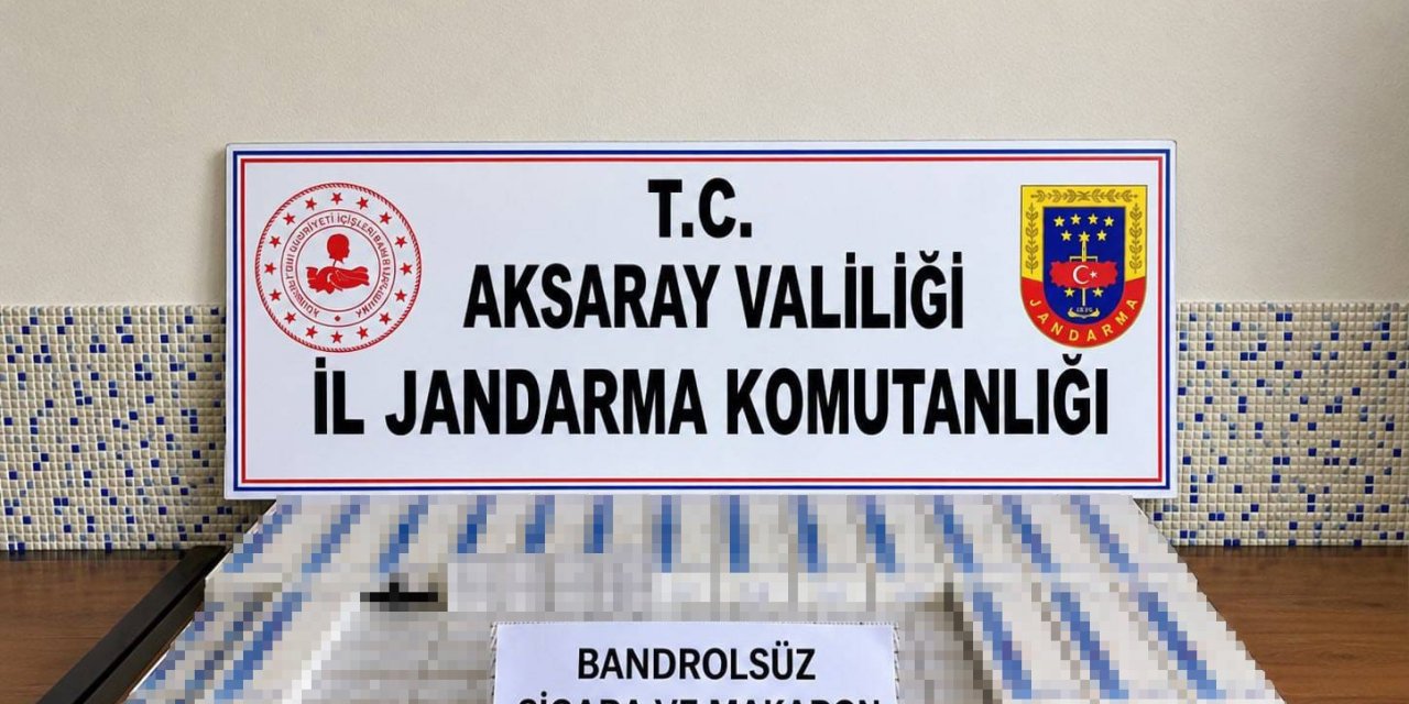Aksaray’da Kaçak Sigara Ve Tütün Operasyonu: 5 Gözaltı