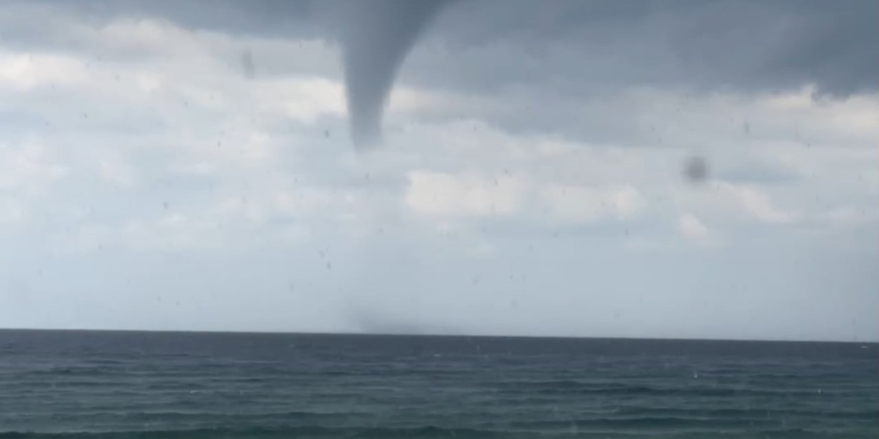 Alanya Açıklarında Hortum Görüntülendi