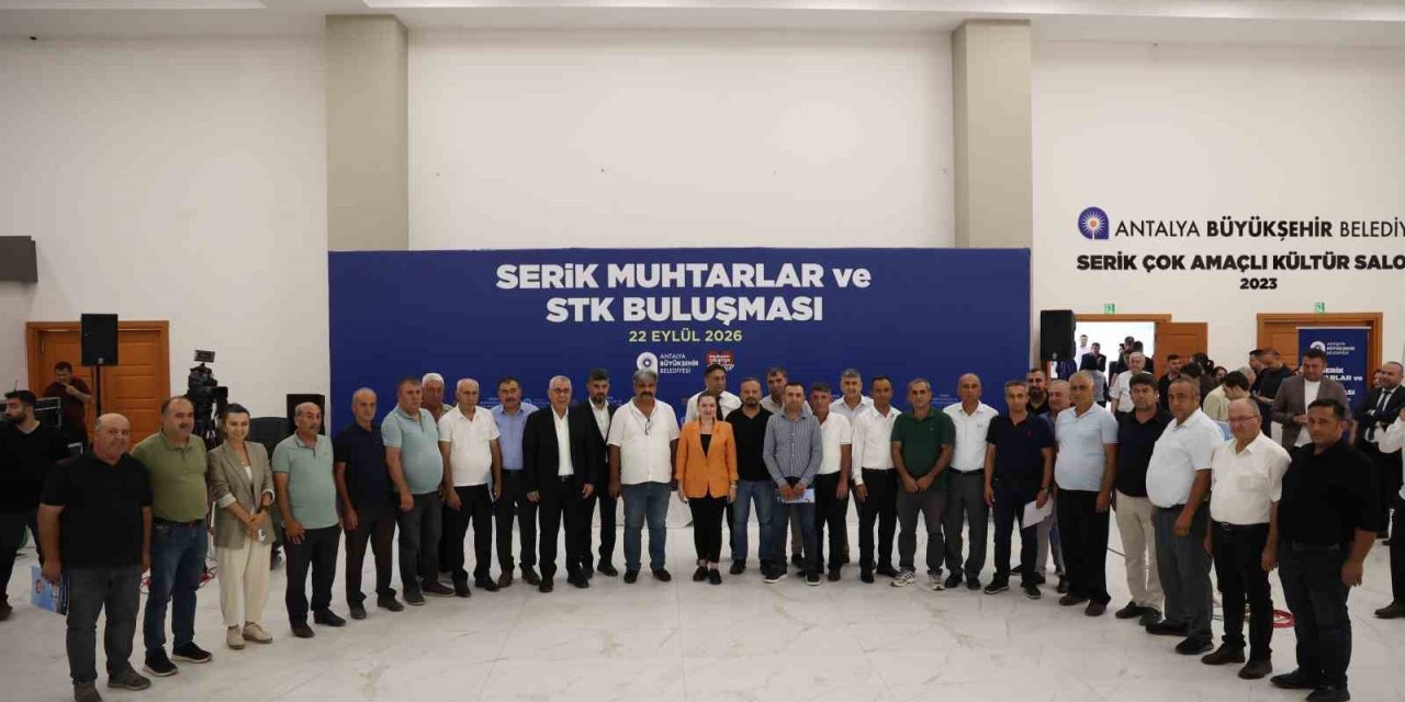 Özdemir, Muhtarlarla Buluştu: "sizden Gelecek Her Talep Bizim Yol Haritamızdır"