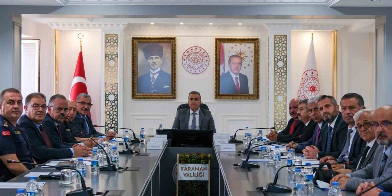 Karaman’da Üniversite Güvenliği İçin Toplantı Düzenlendi