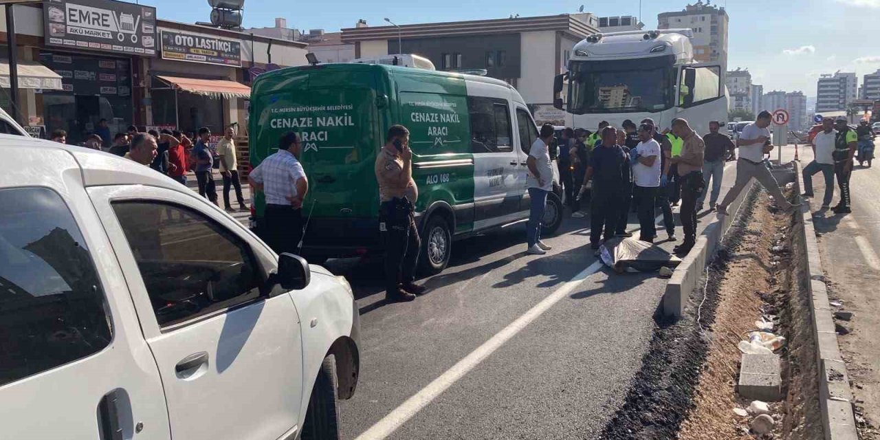 Tankerin Çarptığı Yaya Hayatını Kaybetti