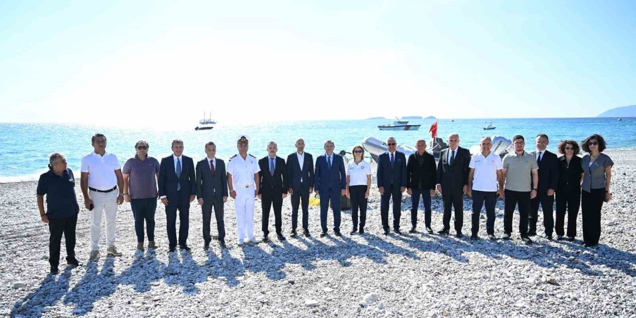 Tekirova Sahili’nde Deniz Yaşamını Koruma Çalışmaları Başladı