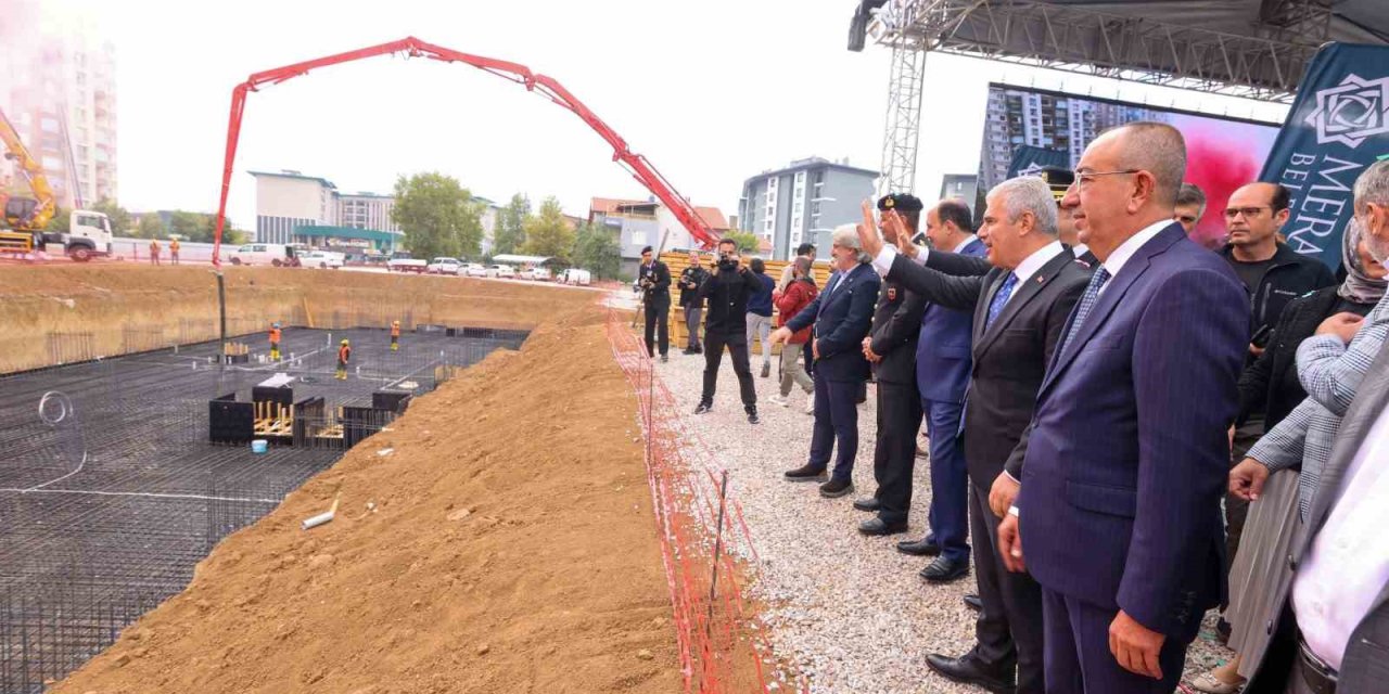 Meram Emniyetine Modern Merkez; Yeni Hizmet Binasının Temeli Atıldı