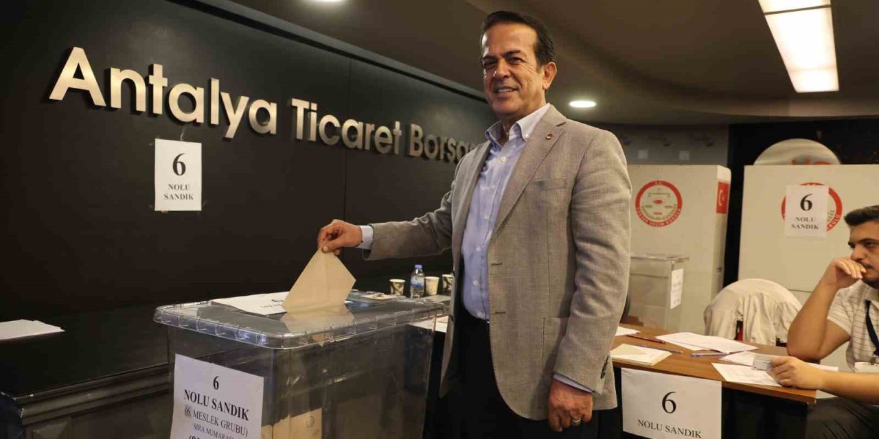 Antalya Ticaret Borsası’nda Seçimin İlk Turu Tamamlandı