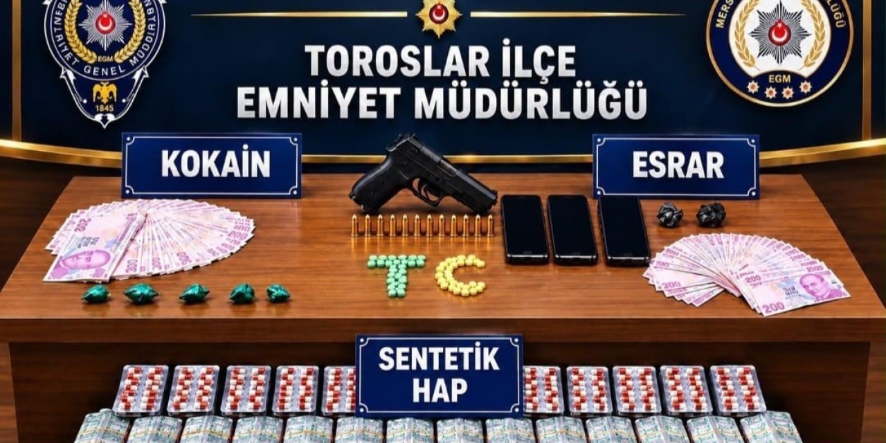 Mersin’de Torbacı Operasyonu: 4 Tutuklama