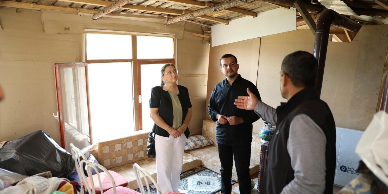Alanya’da Yaşlı Çift Yeni Yuvasına Kavuştu