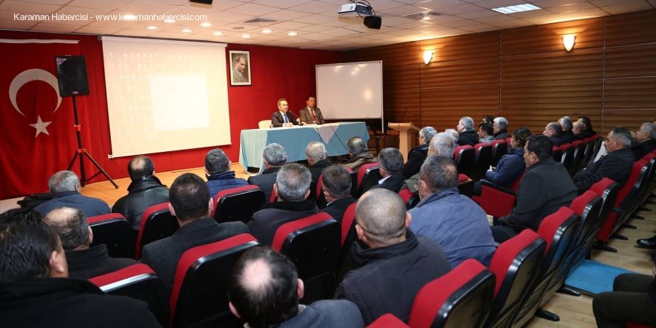 Aksaray'da Muhtarlara Hizmet İçi Eğitim Semineri