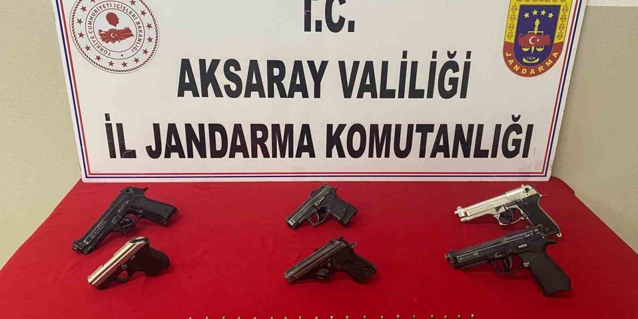 Aksaray’da Kaçak Silah Operasyonu: 5 Gözaltı