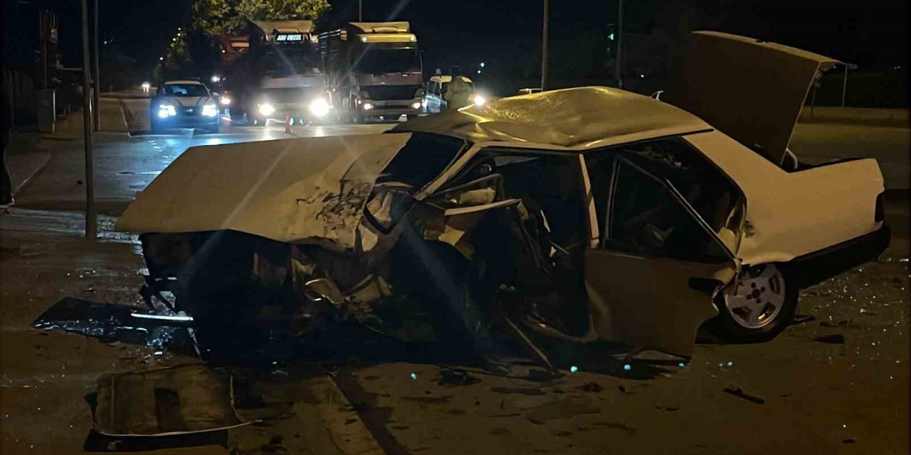 Konya’da İki Otomobil Çarpıştı: 5 Yaralı