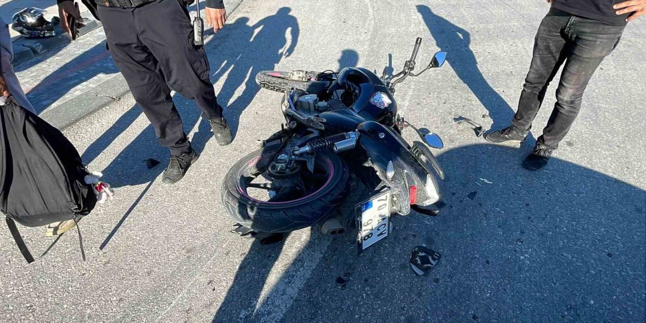 Karaman’da Motosiklet Kazası: 1 Yaralı