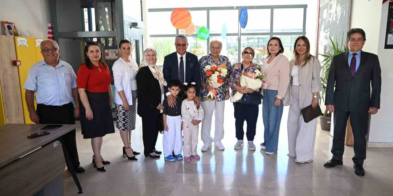 Başkan Topaloğlu Hayırsever Akman Çiftini Ağırladı