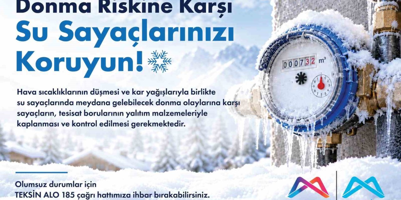 Meski’den Su Sayaçlarının Donmasına Karşı Uyarı
