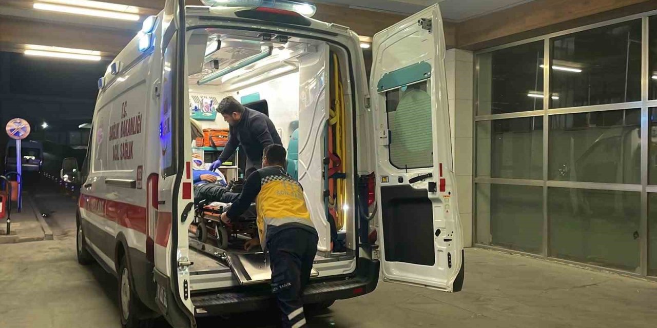 Karaman’da Babasının Ardından Hastaneye Giderken Domuza Çarptı