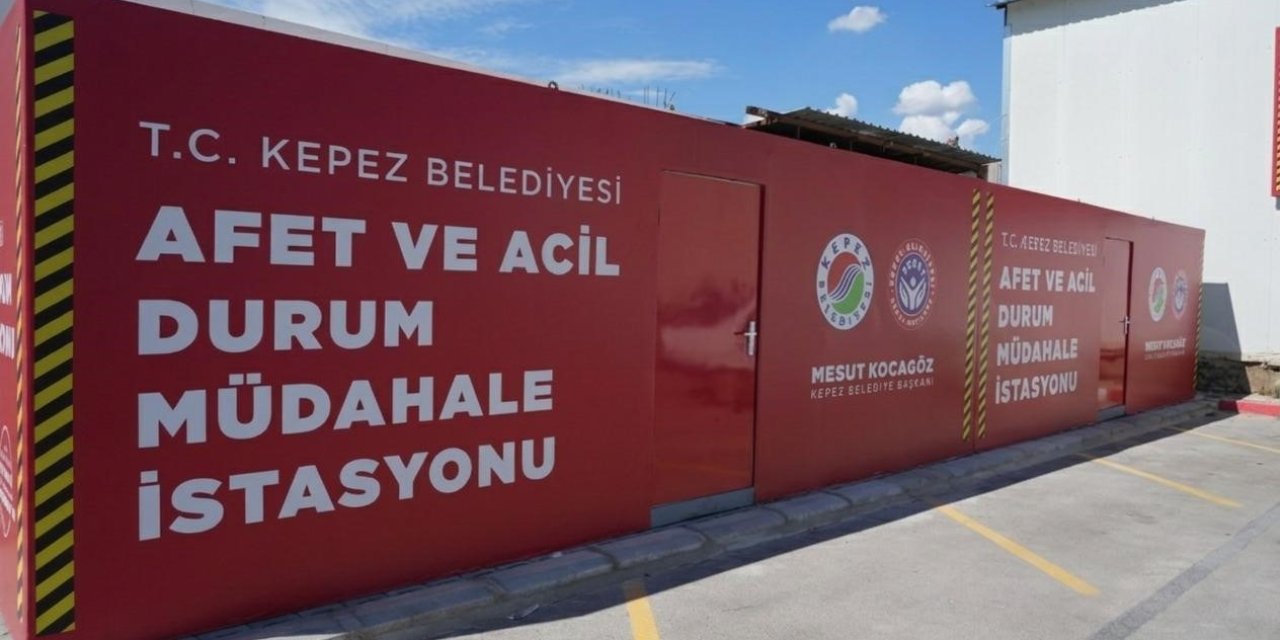 Kepez’den Afetlere Karşı 2 Yeni Afet İstasyonu