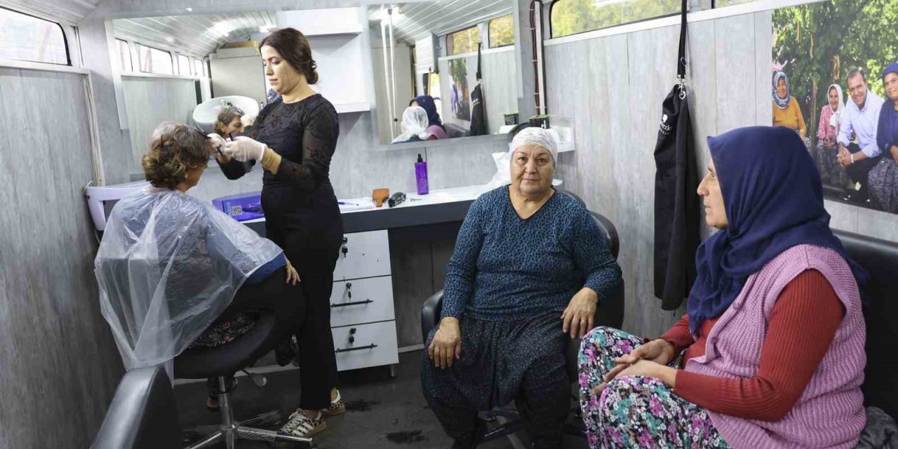 Mersin’de Mobil Kuaför Hizmeti 40 Bin 100 Kişiye Ulaştı