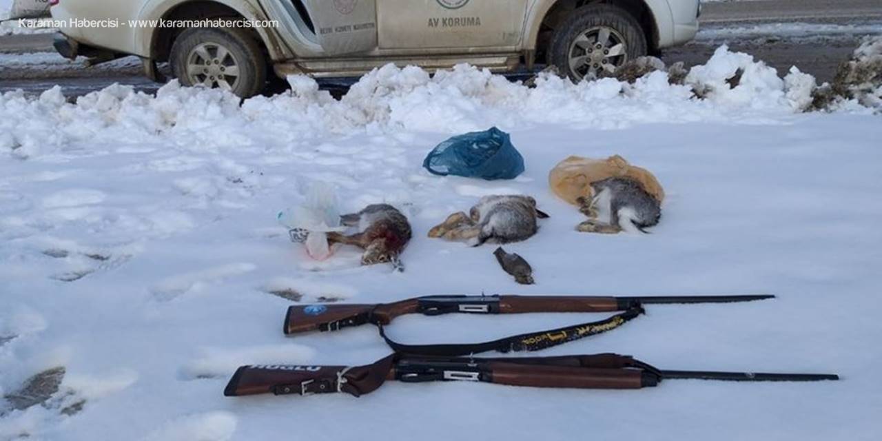 Karaman’da Kaçak Ve Usulsüz Avlanmaya 56 Bin 940 Lira Ceza