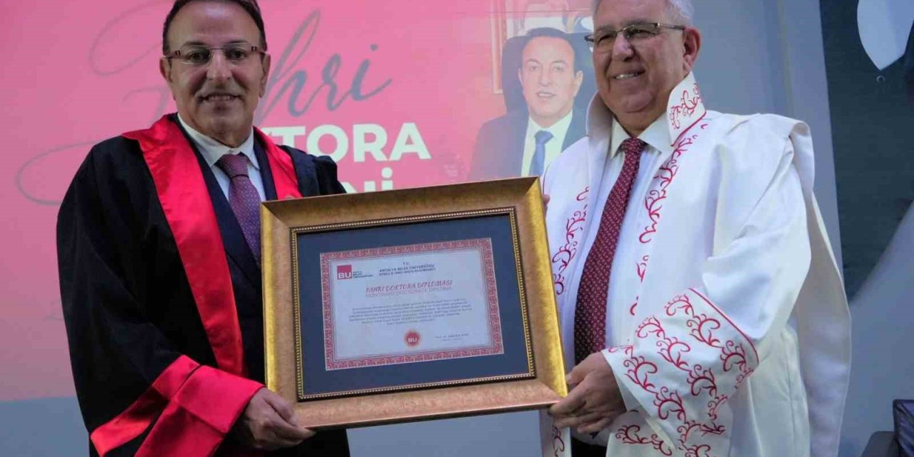 Belek Üniversitesinden Rafet Yılmaz’a Fahri Doktora Unvanı