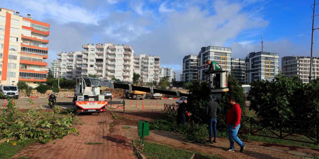 Antalya’da 4 Kişinin Ölümüne Sebep Olan Hortum, Şantiye Alanına Gelinceye Kadar Önüne Geleni Adeta Parçalamış
