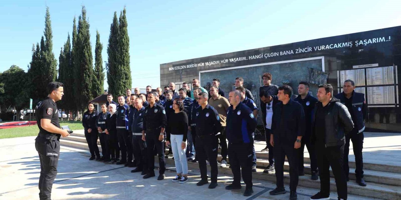Aksu Belediyesi Zabıta Personeline Biber Gazı Kullanımı Eğitimi