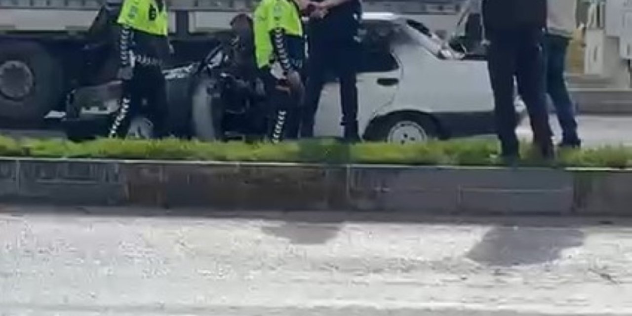 Seyir Halindeki Otomobilde Yangın