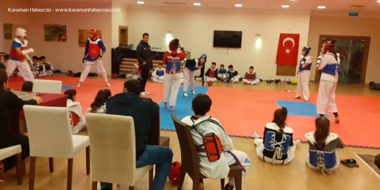 Antalya'daki Tekvando Kampına Karaman'da Katıldı
