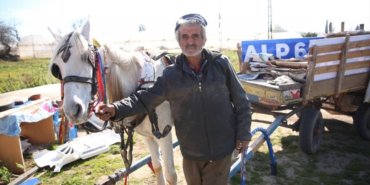 Antalya'da Faytonlar Yasaklanınca Kağıt Toplamaya Başladı