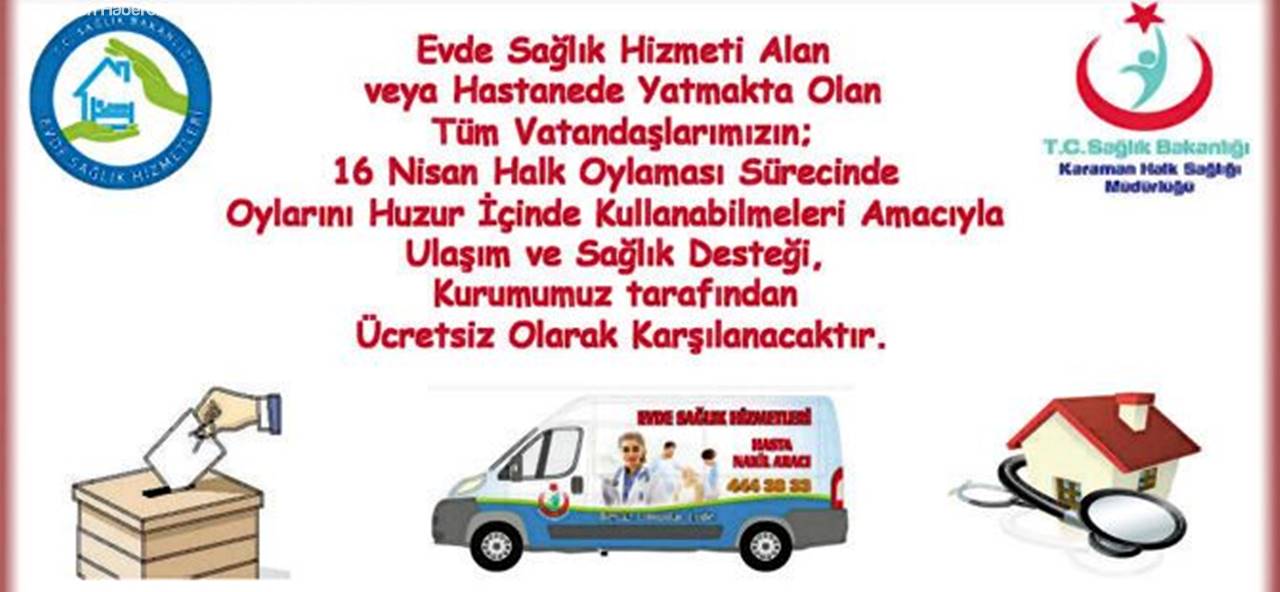 Karaman HSM'den Hastalara Müjde