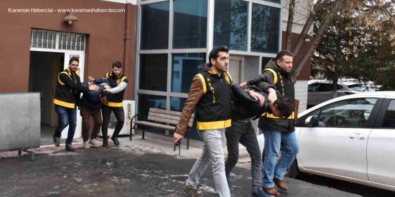 Aksarayda Kömür Çalan 2 Hırsızlık Şüphelisi Tutuklandı