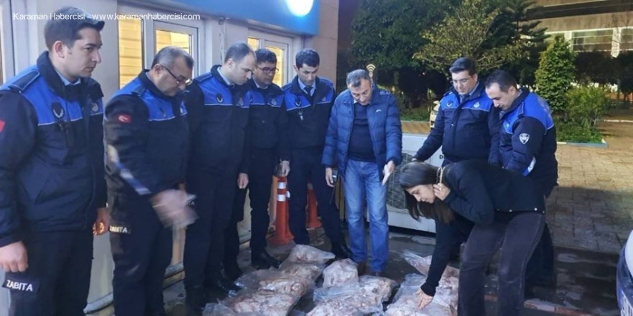 Mersin’de 170 Kilogram Kokmuş Et Ele Geçirildi