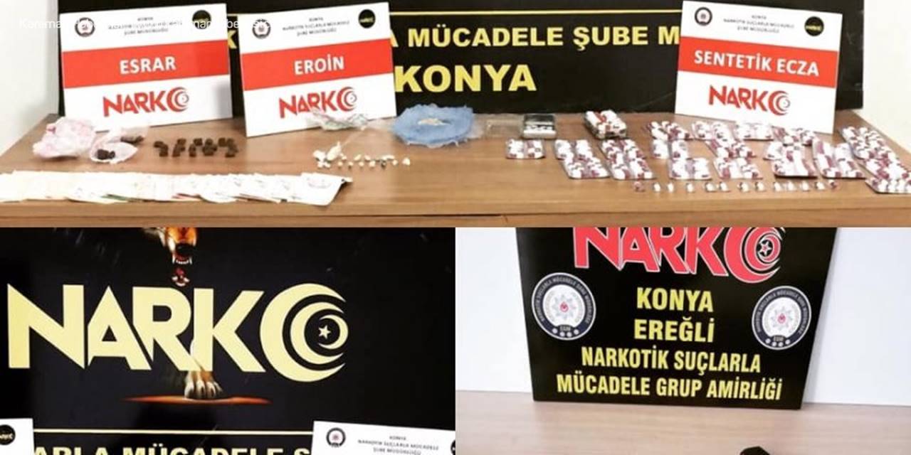 Konya’da Uyuşturucu Operasyonu