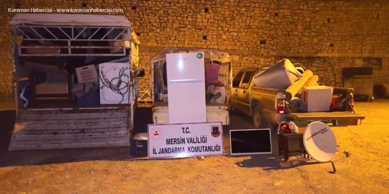 Mersin’de Evden Hırsızlık Yapan 4 Kişi Yakalandı