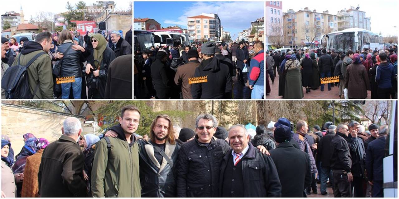 Karaman'dan Umre Kafilesi Yolcu Edildi
