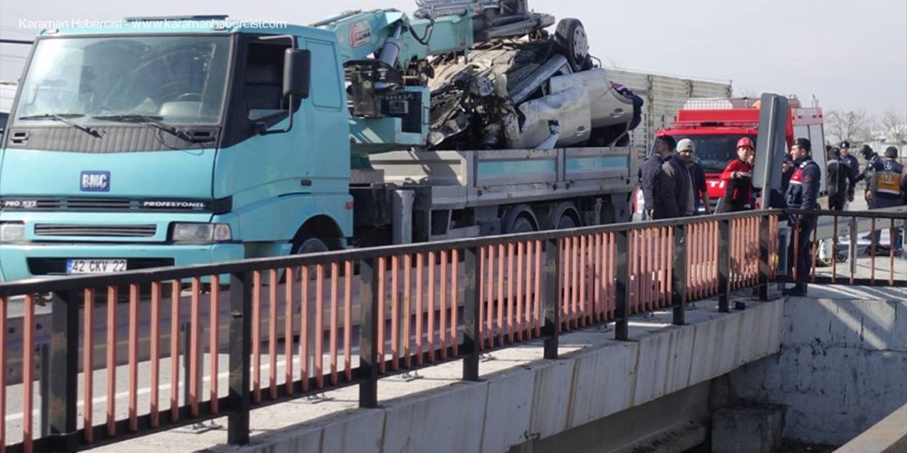 Konya'da Su Kanalına Düşen Otomobilin Sürücüsü Öldü