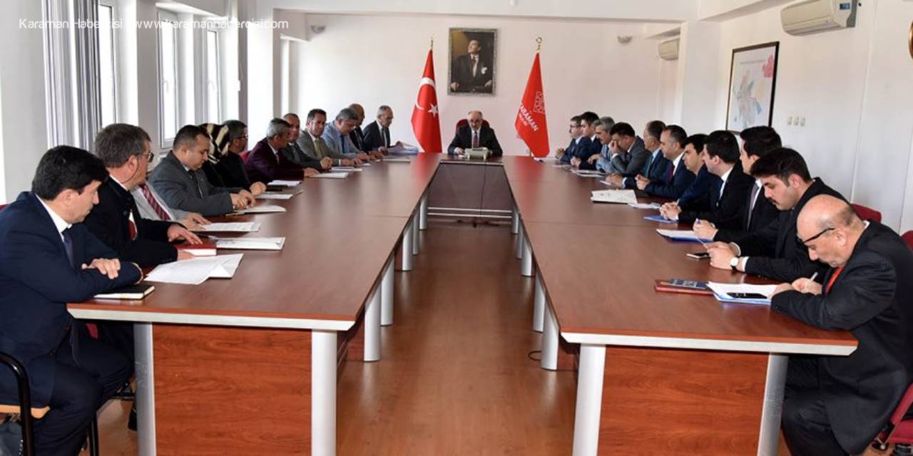 Karaman'ın Numaralandırma Haritası Görüşüldü