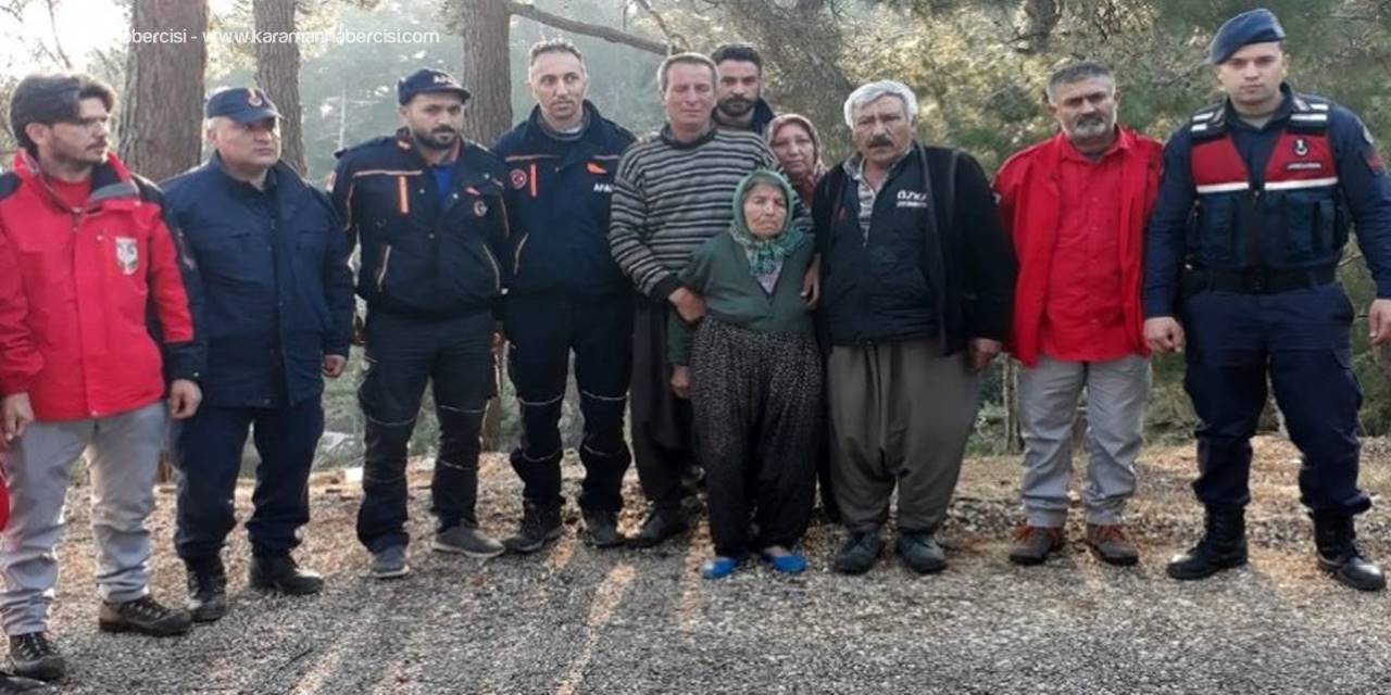 Mersin'de 2 Gündür Kayıp Olan Yaşlı Kadından İyi Haber