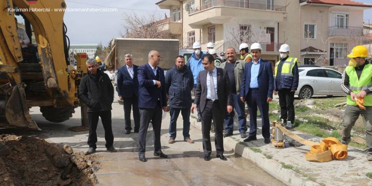 Bahçelievler Mahallesinde Doğalgaz Çalışmaları