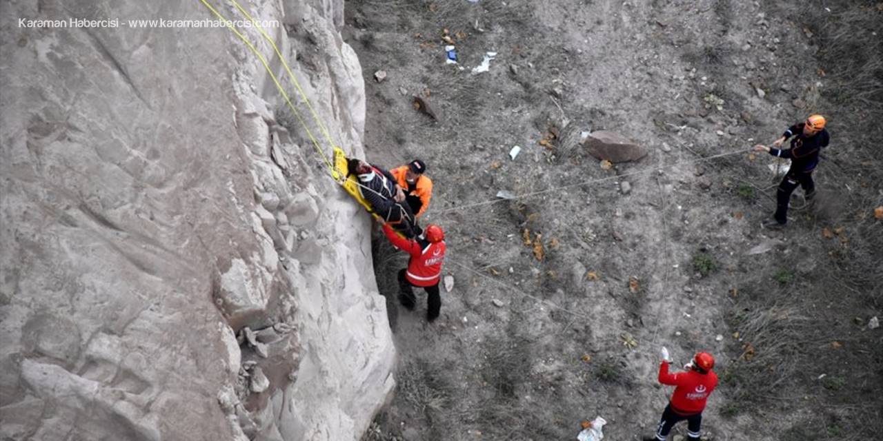 Kayseri'de Kayalıklarda Özçekim Kötü Sonlandı