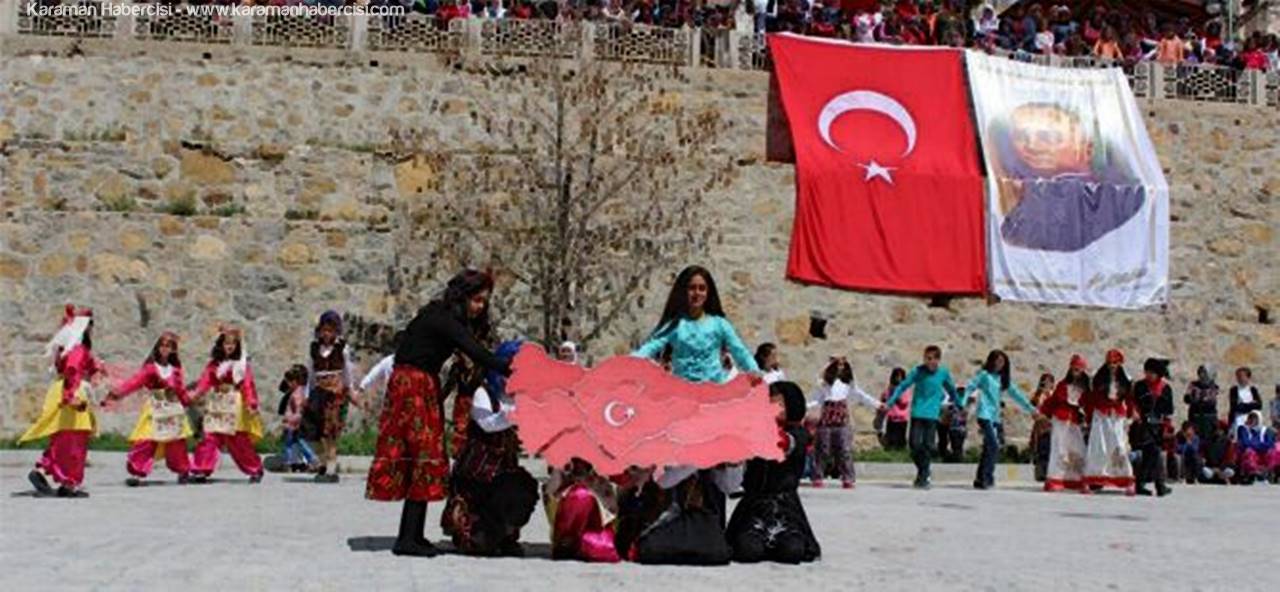 Sarıveliler'de 23 Nisan Düzenlenen Etkinliklerle Kutlandı