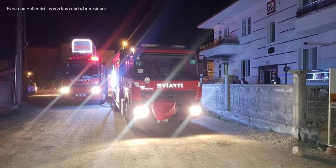 Karaman'da Ev Yangını