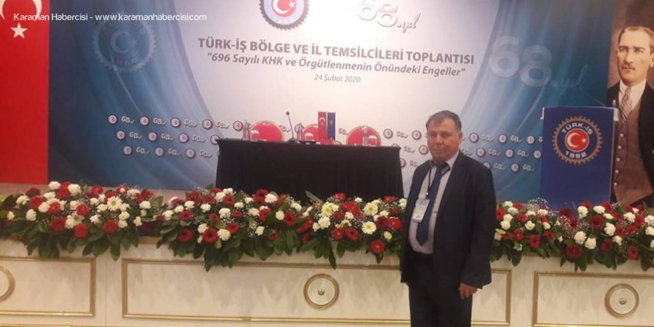 Türk-İş Karaman Şubesinden 1 Mayıs Mesajı