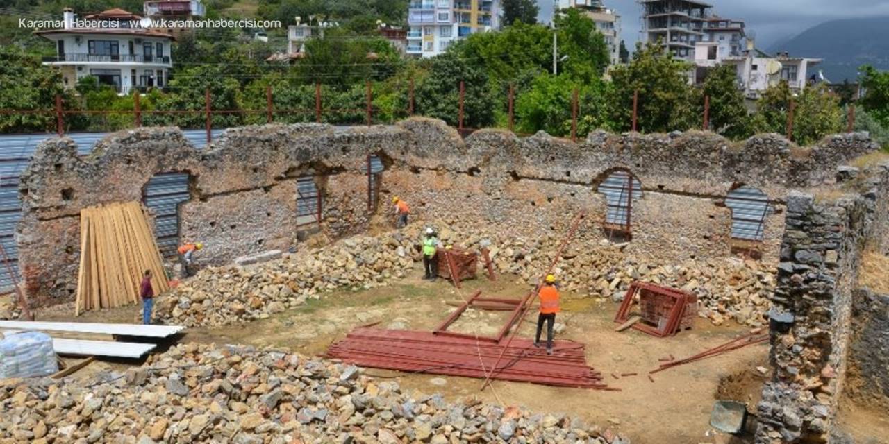 Karamanoğullarından Kalan Tarihi Camii Restore Ediliyor