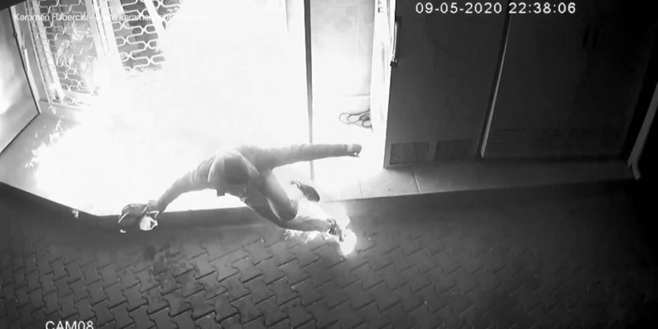 Karaman'da Kendini Yakan Kundakçı Ulusal Gündem Oldu