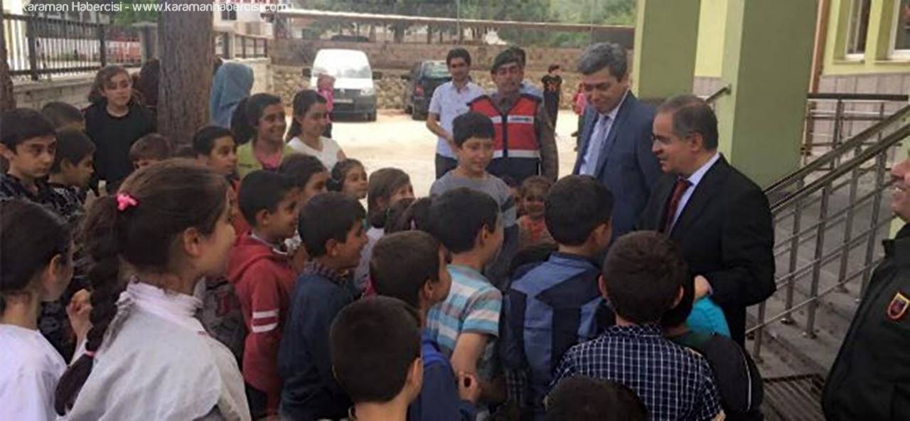 Vali Tapsız, Bucakkışla Köyü'nü Ziyaret Etti