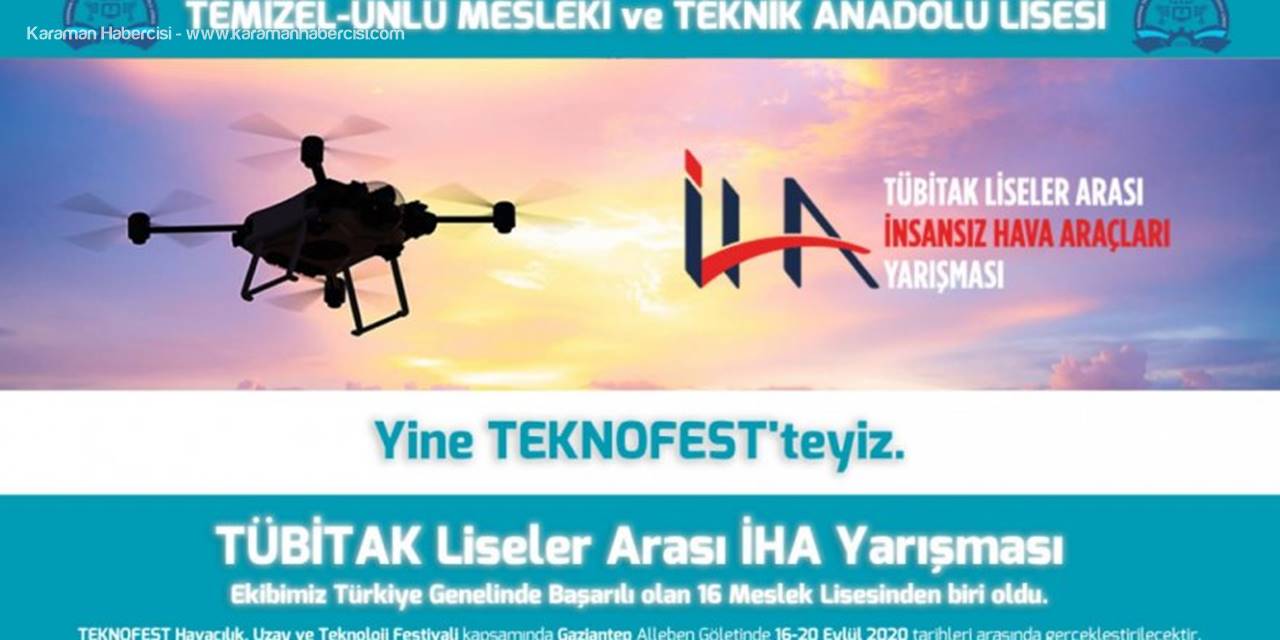 Karaman Ongun Kuşu Teknofest'te